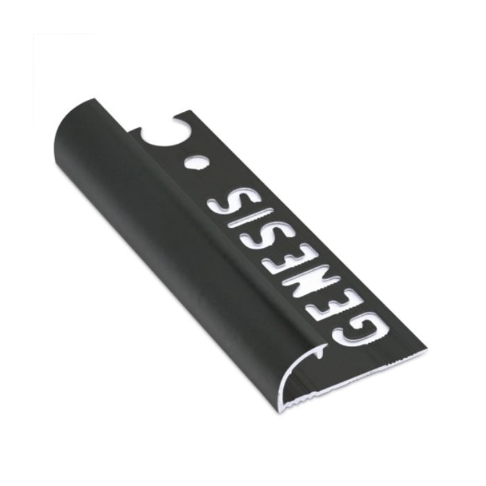 Win Redondo Aluminio 10 mm x 2,5 m Negro