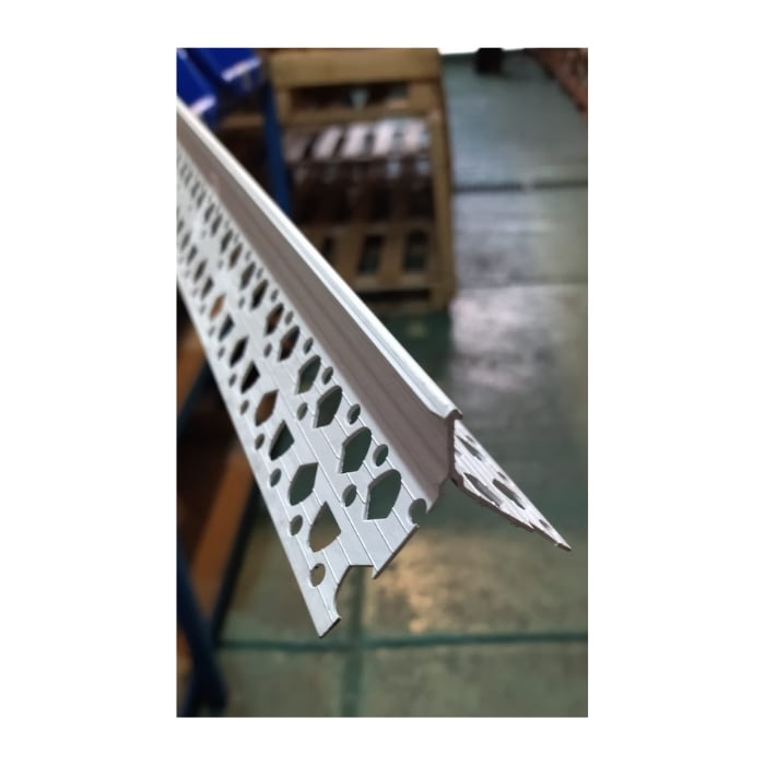 Ángulo Plaster Refuerzo De Pañete 15 mm x 15 mm x 3,0 m - Blanco