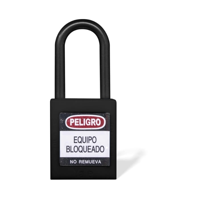 Candado Gancho Nylon Negro B