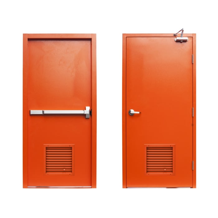 Puerta Cortafuego Fortis con Rejilla de Ventilación