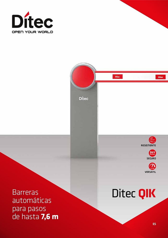 Kit Barrera Vehicular - 3,27m - DÍTEC 2 Kit Barrera Vehicular - 3,27m - DÍTEC - Imagen 2