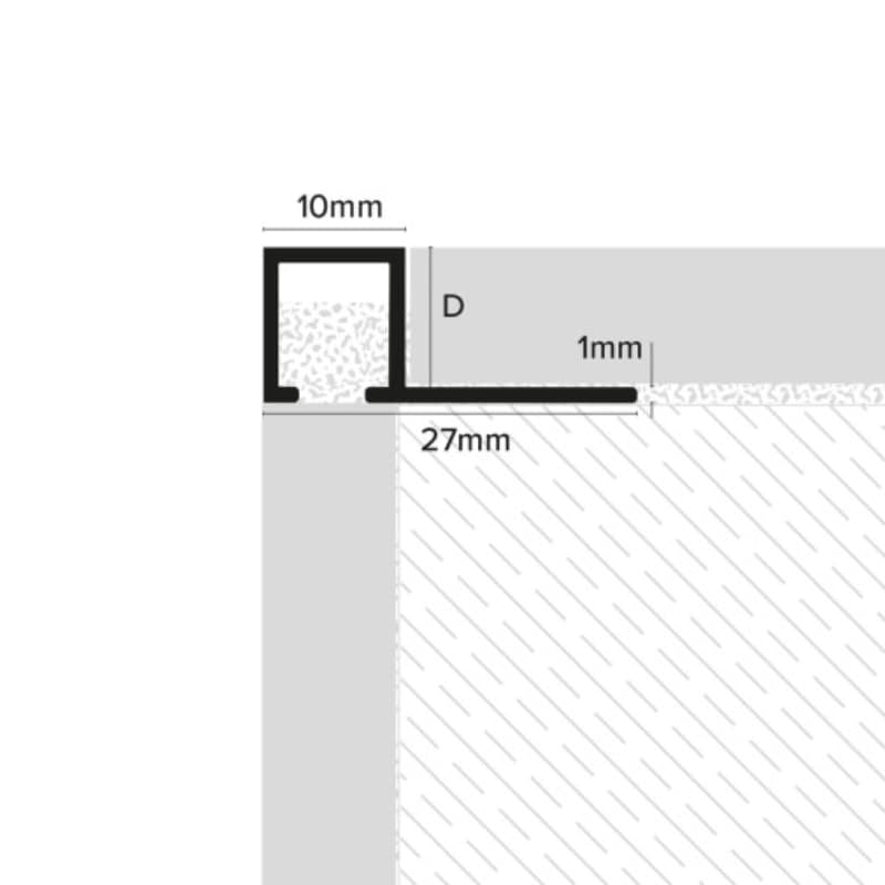 Win Cuadrado Aluminio 10 mm x 2,5 m Negro 4 Win Cuadrado Aluminio 10 mm x 2,5 m Negro - Imagen 4