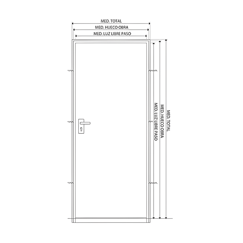 Puerta Cortafuego RF-60 ODIS 1020 x 2110 mm 5 Puerta Cortafuego RF-60 ODIS 1020 x 2110 mm - Imagen 5
