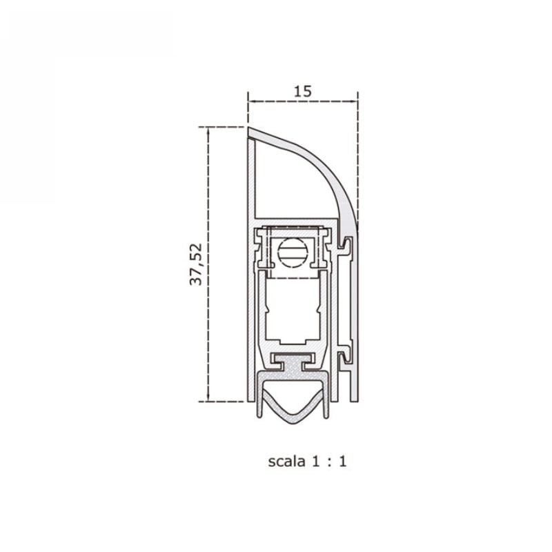 Guillotina Para Puerta 1030 mm Sobreponer 3 Guillotina Para Puerta 1030 mm Sobreponer - Imagen 3