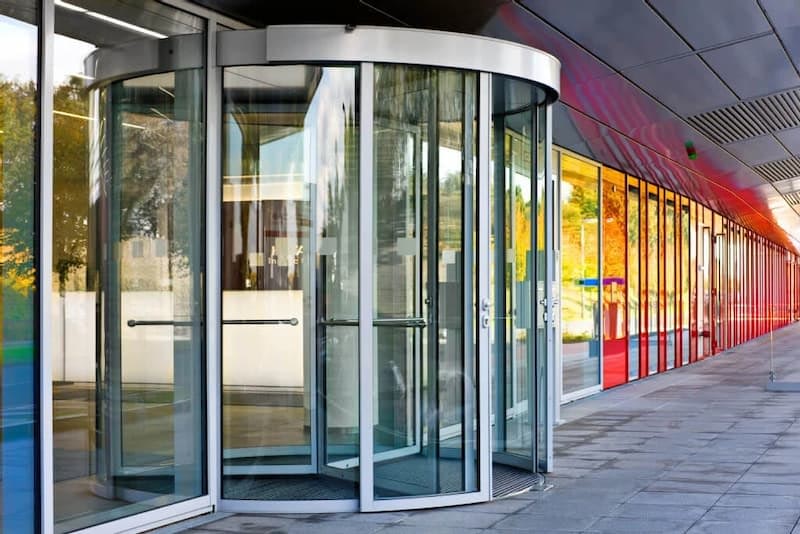 Puerta-automática-giratoria Puertas automáticas Giratorias