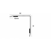 ▷🥇 distribuidor perfil pvc angulo 28x28 mm blanco barra 2,5 metros