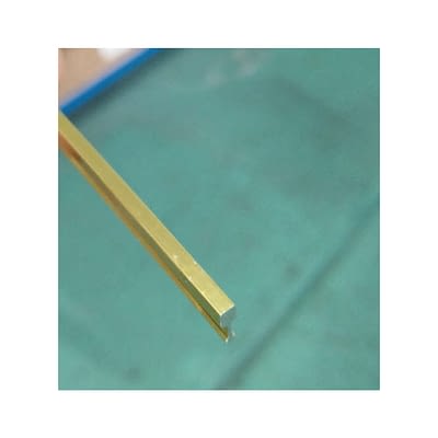 Dilatador T Aluminio 3 mm x 10 mm x 2,5 m Latón Brillante