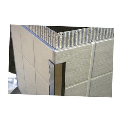 Ángulo Autoadhesivo Acero Inox 30 mm x 30 mm x 2,5 m Pulido