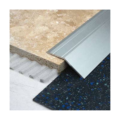 Rampa Autoadhesiva Aluminio 15 mm x 2,7 m Plata Mate