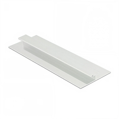 Perfil Dilatador Doble "T" Aluminio 11.5MM X 2.4M Blanco