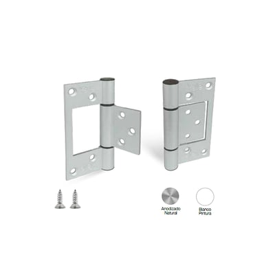 Bisagra en Aluminio de 4"