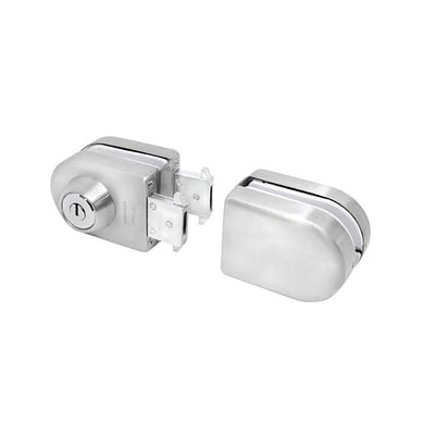 Cerradura Sobreponer Doble Vidrio Llave Llave