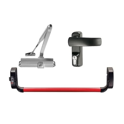 Combo de barra antipánico iseo