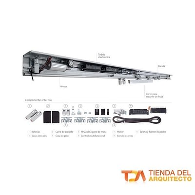 Avalon 4400 mm para Automatismo Peatonal