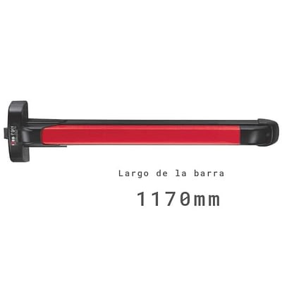 Barra Antipánico Tipo Push 1170 mm
