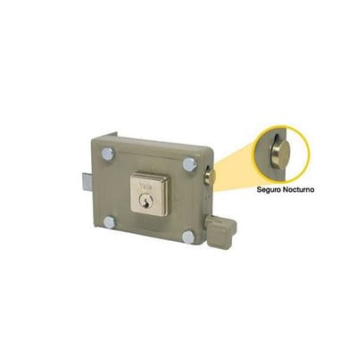 Cerradura de Sobreponer con Seguro Nocturno