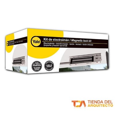 Kit de Electroimán 350 Lb para Puertas de Vidrio