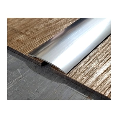 Cubierta Autoadherible Aluminio 37 mm x 2,7 m Plata Brillante