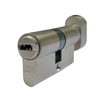 Cilindro De Seguridad: Llave / Mariposa 80 mm (40x40)