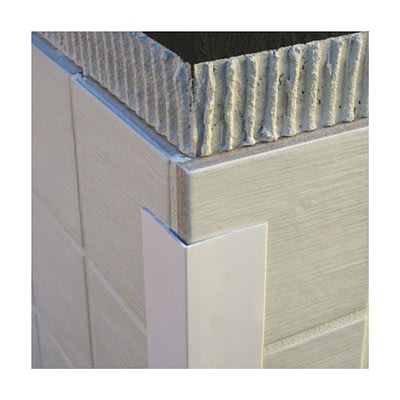 Ángulo PVC 25 mm x 2,5 m Blanco