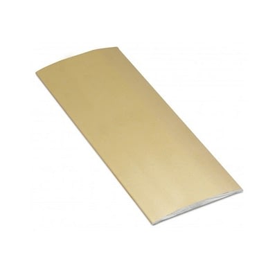 Cubierta Autoadherible Aluminio 37 mm x 2,7 m Latón Mate