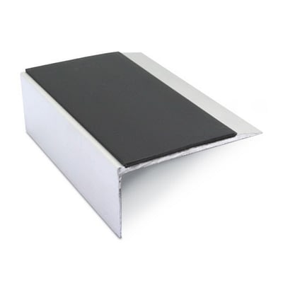 Nariz Retroajustable Aluminio C/Inserto PVC Negro 2,77 m