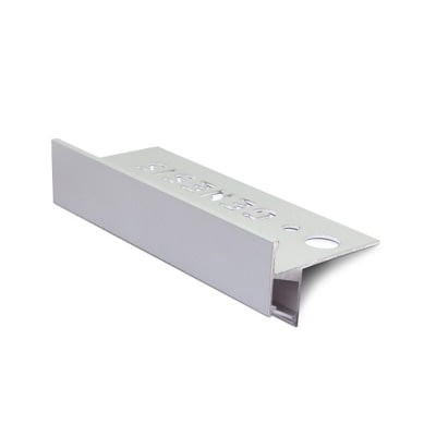 Nariz Visión Embebida Para Luz Led 42mm x 2.8MT-Aluminio matt silver