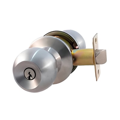 Pomo Cromo Inoxidable Entrada Principal (Pomo Ciego)