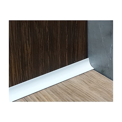 Perfil Interno Mediacaña Aluminio 11,5 mm x 2,4 m Blanco