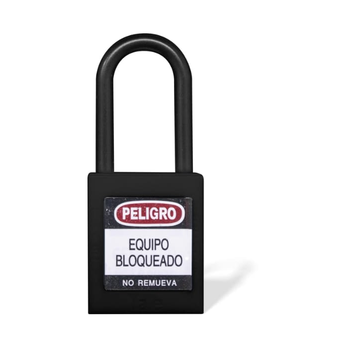 Candado Gancho Nylon Negro B