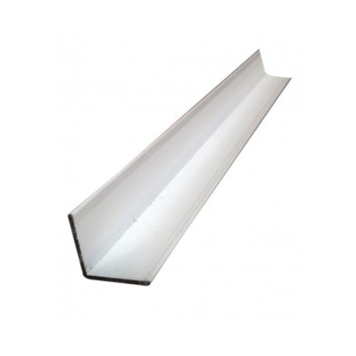 Esquinero de pared de aluminio Blanco Dicar 28x28mm 2m